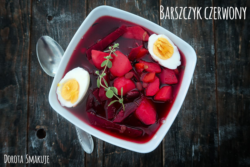 Barszczyk czerwony z fasolką pinto