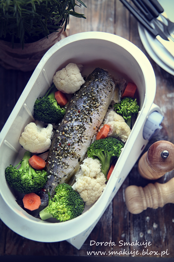 Pstrąg na parze Pstrąg na parze