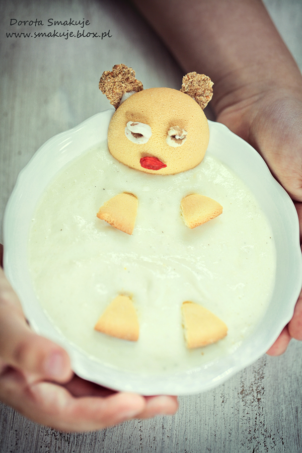 Zabawny deser – Miś w kąpieli Zabawny deser – Miś w kąpieli