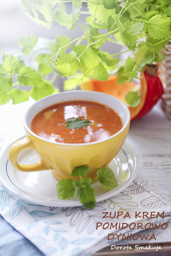 Zupa krem pomidorowo dyniowa