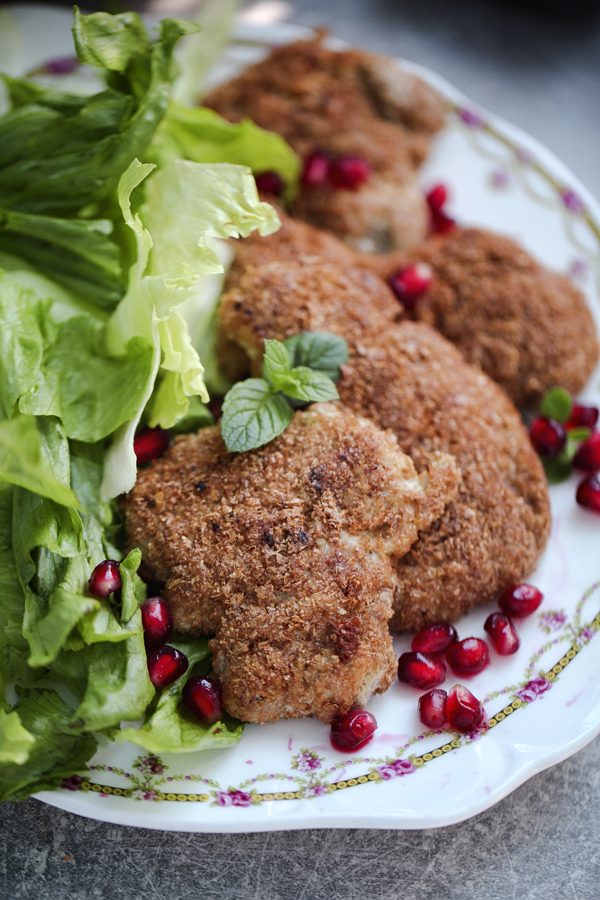 Kotlety z polędwiczek w otrębach