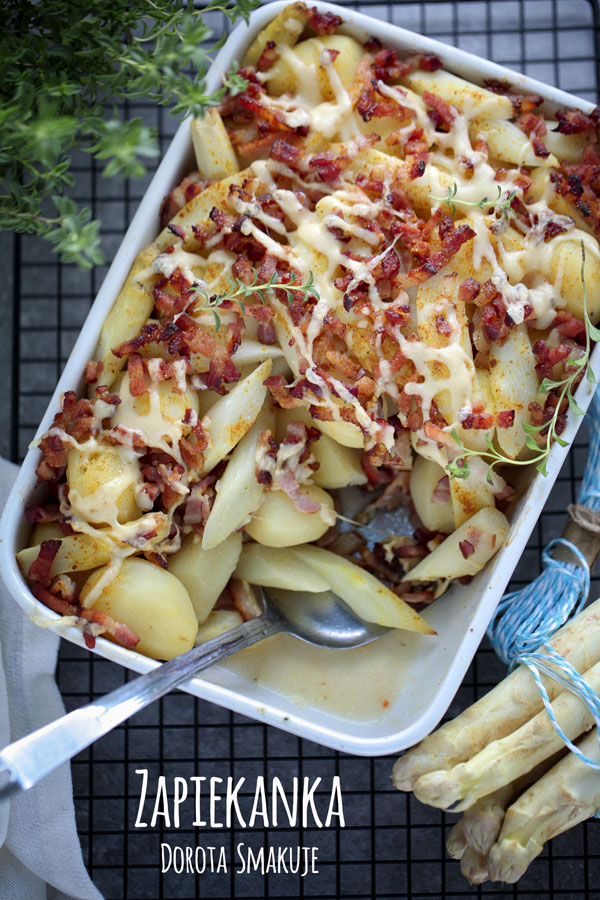 zapiekanka szparagi
