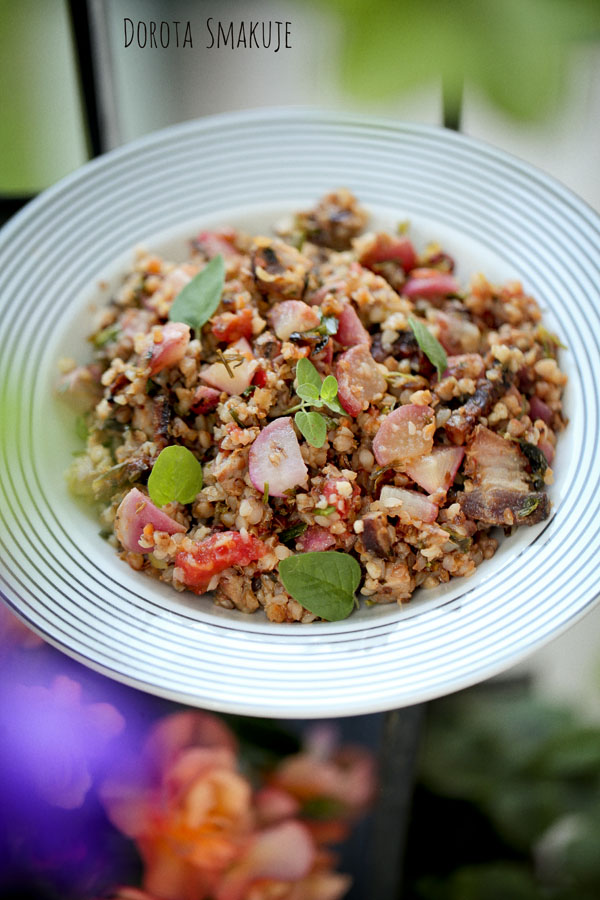 Kasza gryczana z warzywami