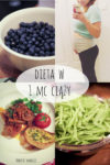 Przykładowy jadłospis w 1 miesiącu ciąży