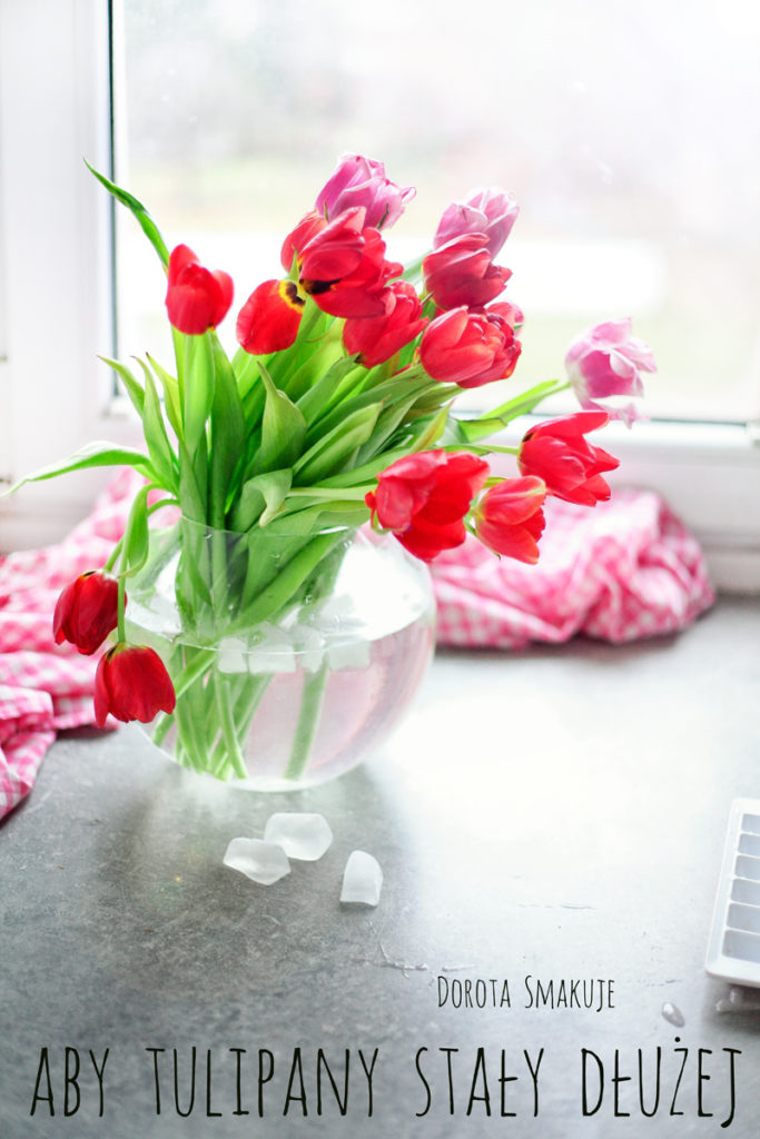 Prosty trik aby cięte tulipany stały dłużej