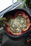 tarta ze szpinakiem z airfryer